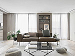 90平米北欧风格三室客厅装修效果图，沙发创意设计图