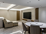 118平米轻奢风格别墅客厅装修效果图，软装创意设计图
