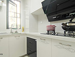 102平米现代简约风三室厨房装修效果图，橱柜创意设计图