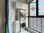 500平米轻奢风格三室阳台装修效果图，盥洗区创意设计图