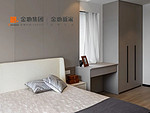180平米现代简约风三室卧室装修效果图，软装创意设计图