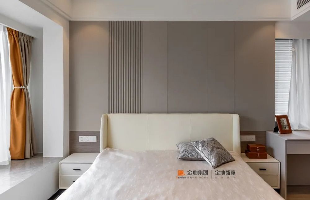 180平米现代简约风三室卧室装修效果图，软装创意设计图