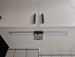 86平米现代简约风三室厨房装修效果图，橱柜创意设计图
