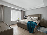 140平米美式风格四室卧室装修效果图，软装创意设计图