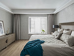 140平米美式风格四室卧室装修效果图，飘窗创意设计图