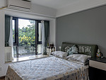108平米现代简约风三室卧室装修效果图，软装创意设计图