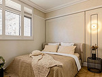 136平米欧式风格三室卧室装修效果图，软装创意设计图