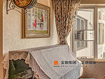 123平米美式风格三室休闲室装修效果图，置物柜创意设计图