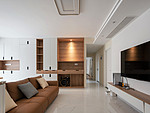 104平米北欧风格三室客厅装修效果图，软装创意设计图