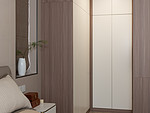 146平米现代简约风三室卧室装修效果图，软装创意设计图