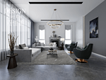 300平米简欧风格五室客厅装修效果图，墙面创意设计图
