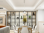 500平米现代简约风四室餐厅装修效果图，橱柜创意设计图